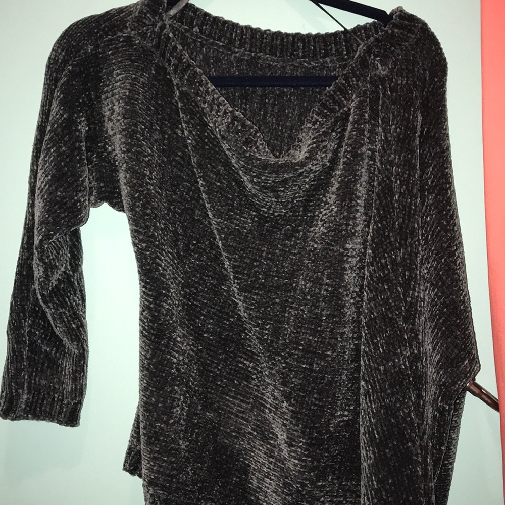 Chennile green sweater
